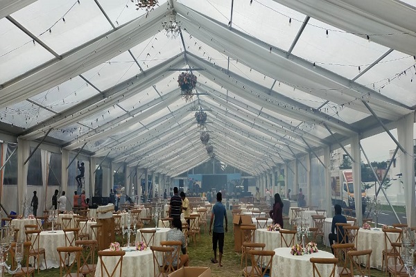 Transparent Tent Wedding